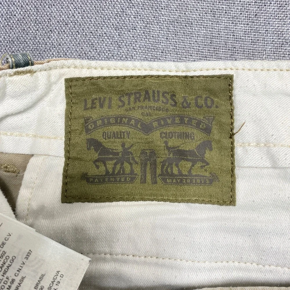 Levis Mens Camo Chino Pants Slim Fit Desert Camouflage 32x34